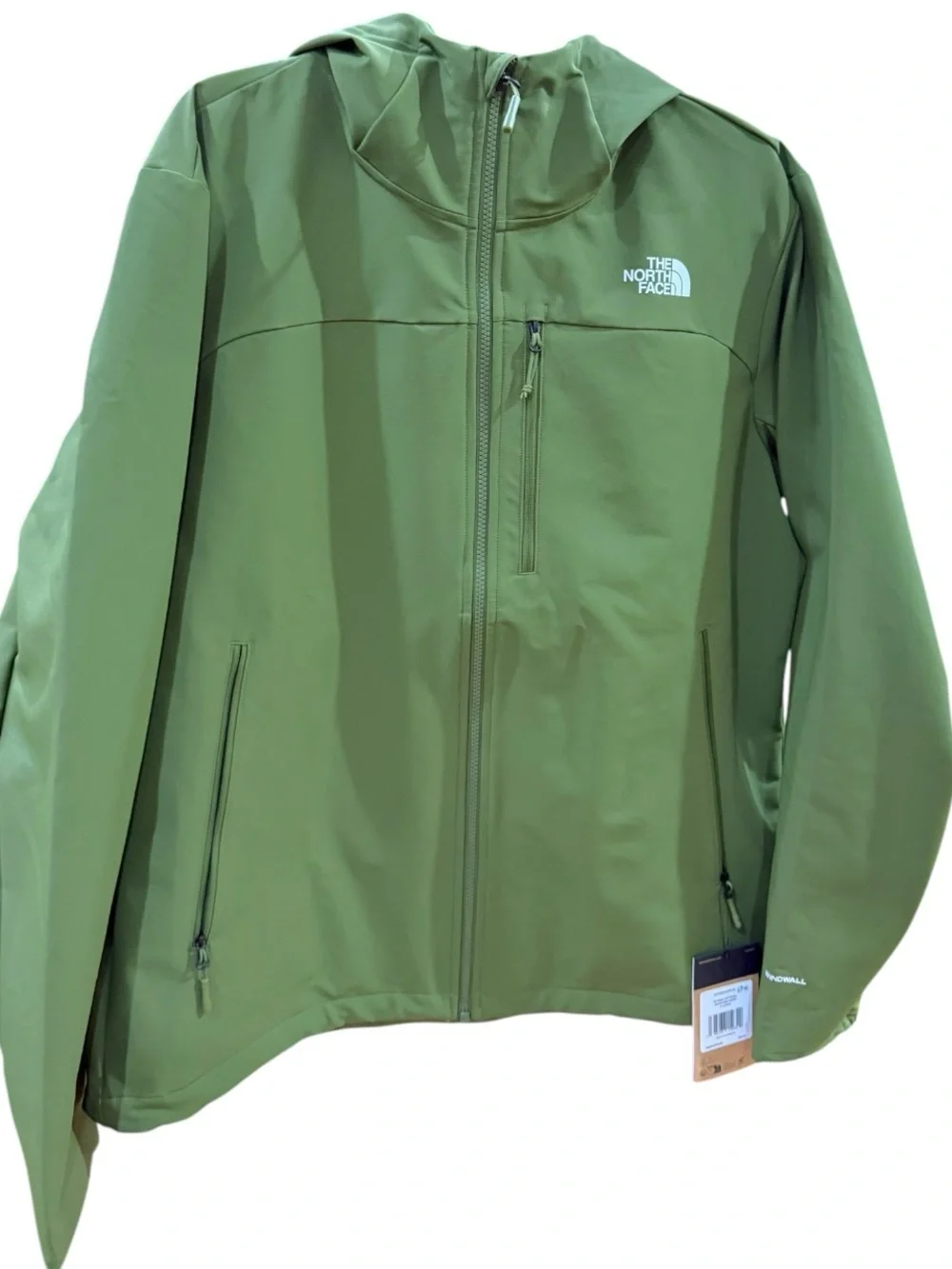 The North Face Woodland Green WindWall Softshell Jacket